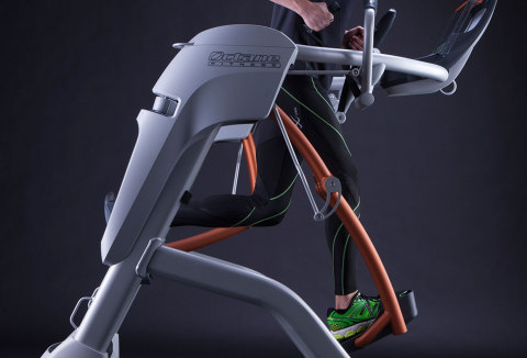 The innovative Zero Runner from Octane Fitness replicates natural running motion but eliminates stressful impact that can cause fatigue, impair form and lead to injuries. (Photo: Business Wire) 