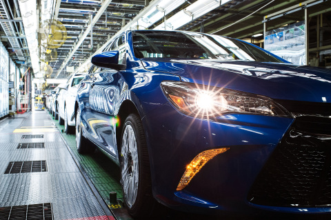 America’s best-selling car rolls off the line at Toyota Kentucky. (Photo: Business Wire)