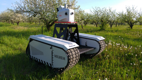 Milrem and Leica Geosystems Announce Pegasus:Multiscope: A New Unmanned Ground Vehicle for Surveying, Security, and Monitoring Applications (Photo: Business Wire)