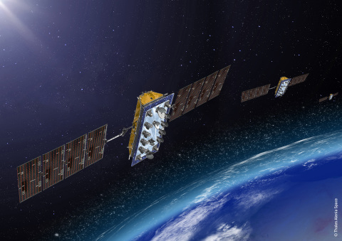 LeoSat Enterprises Satellite Constellation (Photo: Business Wire)