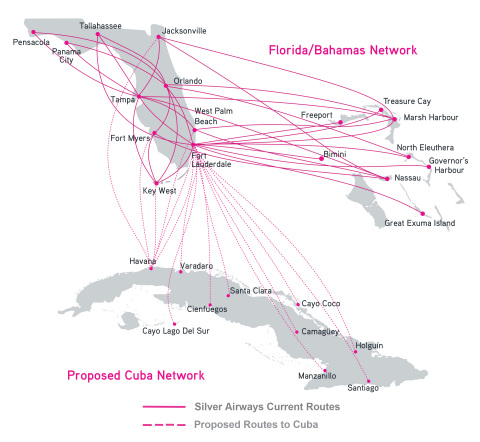 Silver Airways operates more routes within Florida and between Florida and the Bahamas than any other airline. (Photo: Business Wire)