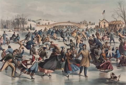 Currier & Ives: Central Park in Winter (Photo: Business Wire).
