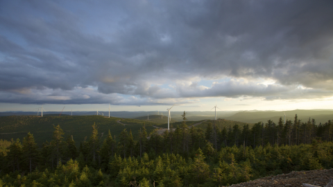 Mont Rothery Wind Farm (74 MW) in Quebec (Photo: Business Wire)
