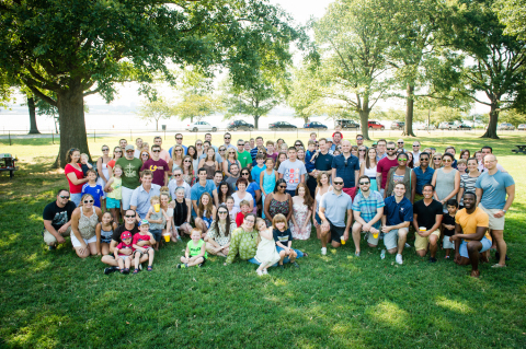 A group of Privia Health Partners at the company's 2015 Summer Picnic. (Photo: Business Wire)