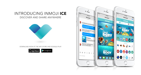 The Inmoji ICE app is now available for download in the Google Play and Apple App Stores. (Photo: Business Wire)