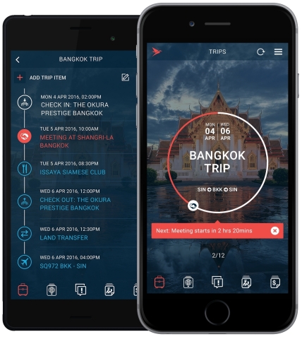 Alle Reisedokumente in einer innovativen Reiseplanung-App (Photo: Business Wire)