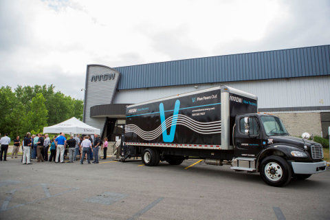 Arrow unveiled its new U.S. value recovery vehicle fleet at the open house. Arrow's secure transportation methods ensure a company's IT assets and data are safeguarded from the moment they are collected from a customer site to the time they arrive at a secure Arrow value recovery facility. (Photo: Business Wire)

