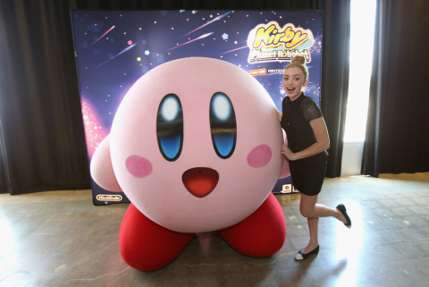 In this photo provided by Nintendo of America, Peyton List from Disney's "Bunk'd' who is starring in the upcoming feature "The Thinning" attends the Kirby: Planet Robobot event celebrating the game’s launch at Smashbox Studios in Culver City, California, on June 22, 2016. In this new action-packed adventure, Kirby gets new abilities and transformations, such as flamethrower arms and buzz-saw hands.