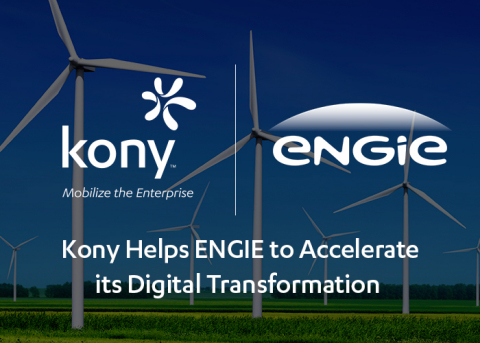 World's Top Independent Power Producer & Energy Services Provider ENGIE Announces its Innovative Digital Factory Built Namely on Kony's Industry-leading Enterprise Mobility Platform (Graphic: Business Wire)