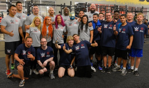 Special Olympics and WWE (Photo: Business Wire)