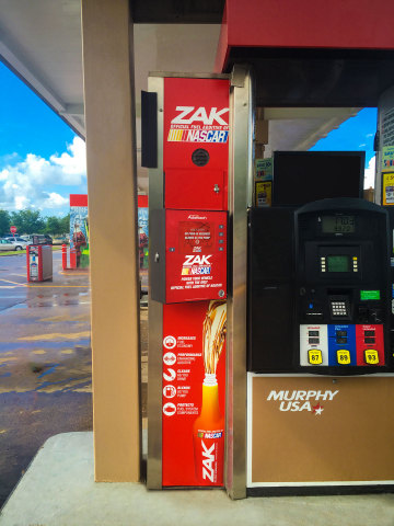 ZAK® Fuel Additive – The Official Fuel Additive of NASCAR® is now available to consumers at the pumps of select Murphy's U.S.A. locations. (Photo: Business Wire)