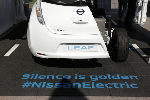 Half Leaf. Silence is Golden in Cannes #NissanElectric