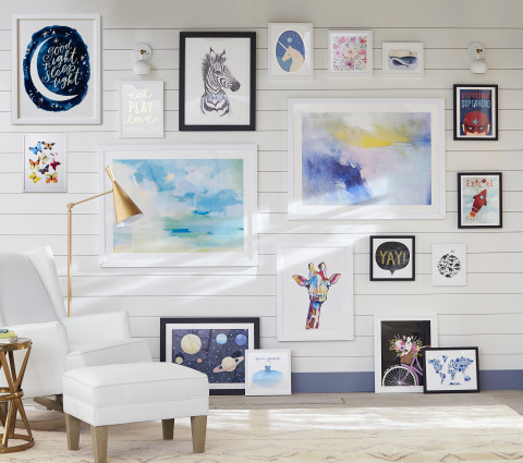 Minted x Pottery Barn Kids Collection, Gallery Wall (Photo: Business Wire)