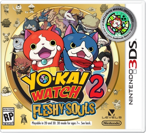 Visitors to the Play Nintendo Family Lounge will be able to experience the YO-KAI WATCH 2 game before it is released. (Graphic: Business Wire)