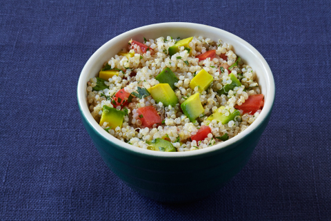 Registered Dietitian Michelle Dudash's Quinoa Tabbouleh with California Avocados (photo credit: California Avocado Commission)