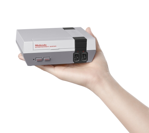 This new nostalgia-fueled system is a near-identical, mini replica of Nintendo's original home console and plugs directly into your high-definition TV using an included HDMI cable. (Photo: Business Wire)