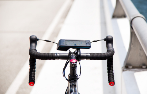 Bycle: a new bike mount and app that turns your smartphone into the ultimate riding companion (Photo: Business Wire)