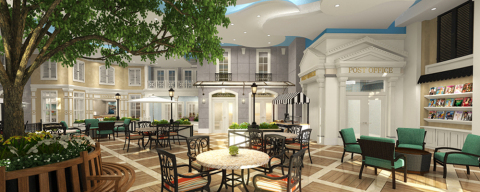 Market Street Plaza Design Rendering in Market Street Memory Care Residences on East Lake Road. (Photo: Business Wire)