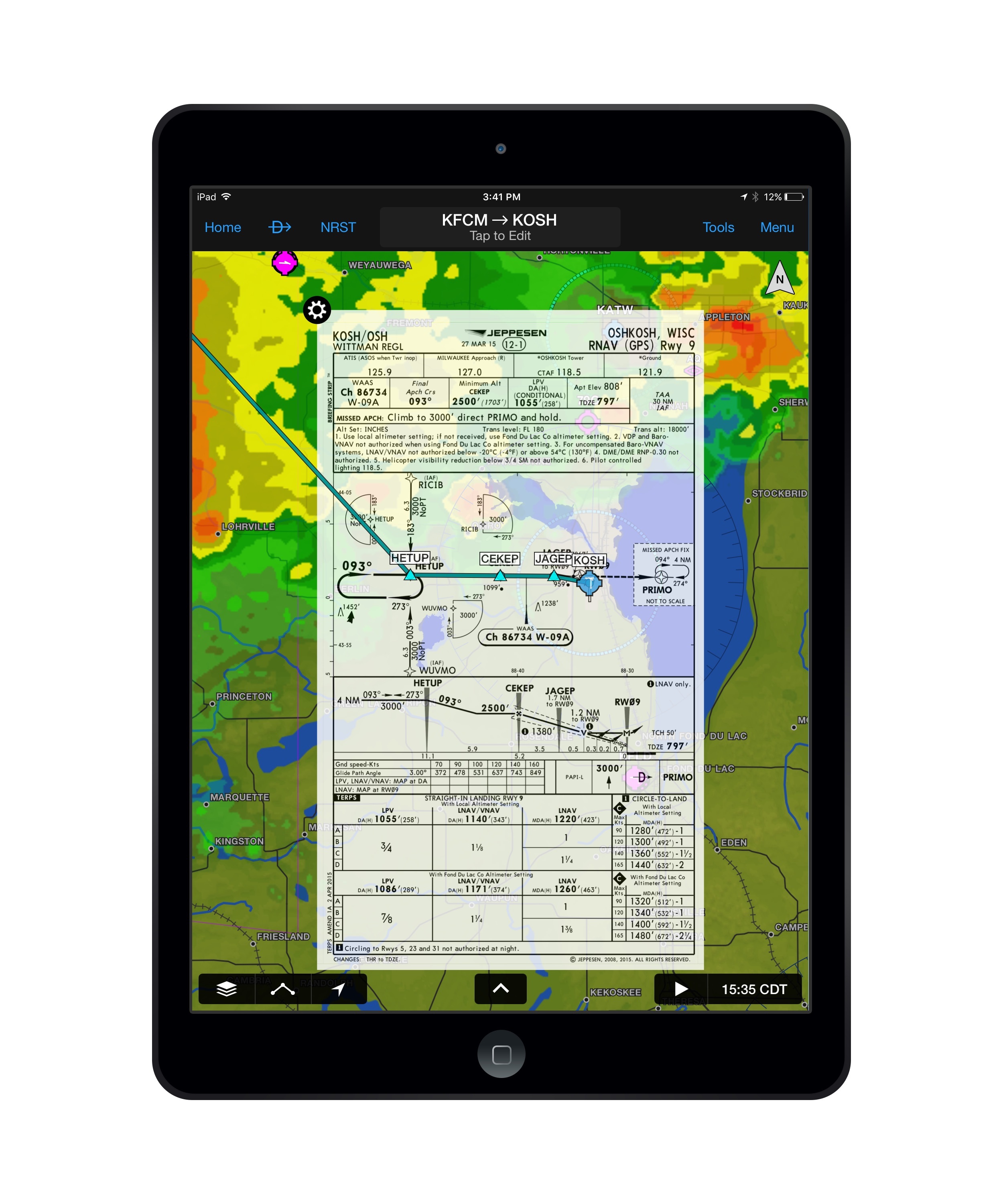 Garmin Pilot™ app adds support to display Jeppesen terminal ...