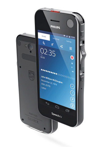 Philips SpeechAir smart voice recorder (Photo: Business Wire)