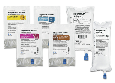 Fresenius Kabi expands its Magnesium Sulfate portfolio with the addition of six presentations in Freeflex bags with differentiated labeling. (Photo: Business Wire)