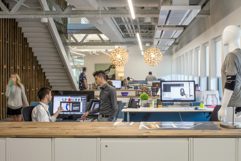The 3M Design team explores new ways to bring collaborative creativity to life at the multi-level design studio at company headquarters in St. Paul, MN. (Photo: 3M)