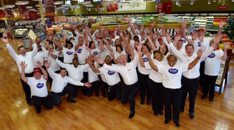 Winn-Dixie associates from Louisiana stores with tenures of 25 years or more celebrate alongside Southeastern Grocers’ Chief Operating Officer Anthony Hucker (center) for the 60th Anniversary event. (Photo: Business Wire)