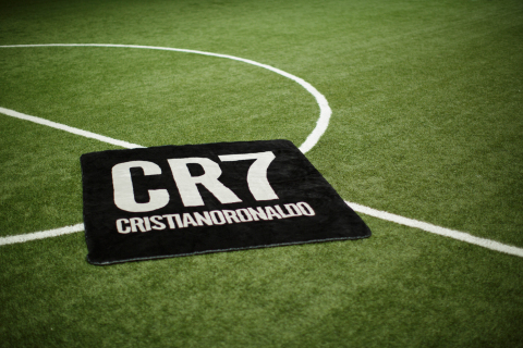 Cristiano Ronaldo's new exclusive line of signature CR7 luxury blankets. (Photo: Business Wire)