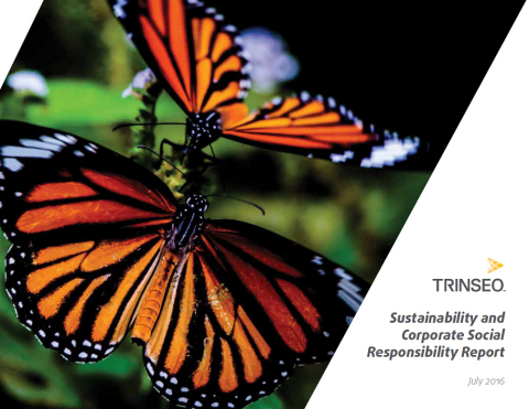 According to the report, Trinseo has continued its trend of reducing its environmental footprint. (Graphic: Business Wire)