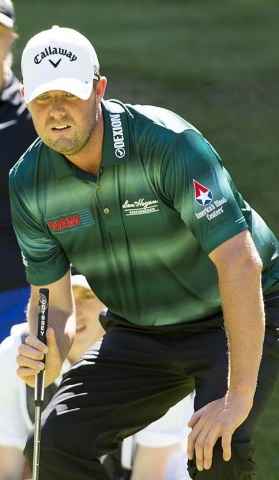 Marc Leishman wearing NAM logo