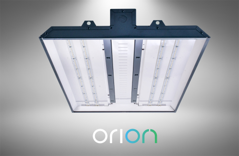Orion's patent-pending ISON™ LED High Bay sets a new standard for industrial lighting fixtures, delivering best in class performance at up to 179 lumens per watt and lowest 10-year total cost of ownership. (Photo: Business Wire)