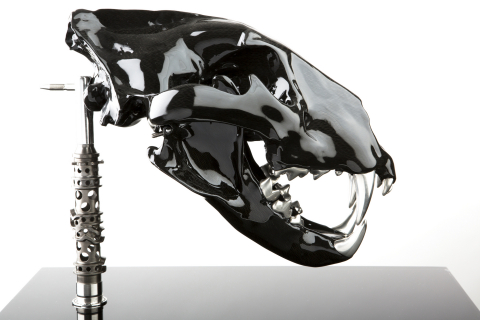 Alastair Gibson's "Carbon King" piece, which is made from carbon fiber and finished with Axalta's Sp ... 