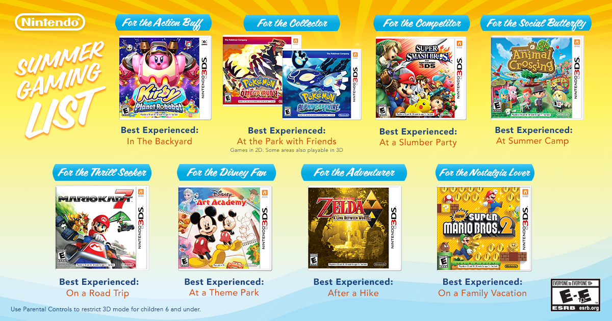 list of all 3ds games
