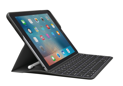 Logitech CREATE Backlit Keyboard Case with Smart Connector for the 9.7-inch iPad Pro (Photo: Business Wire)