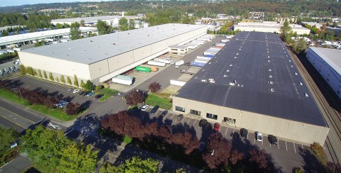 Aerial view of Holman Distribution's Headquarters in Kent, WA (Photo: Business Wire)