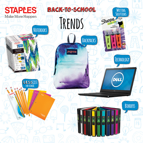 vs. Staples for back-to-school supplies