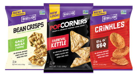 Our Little Rebellion™ Launches with Bold New Look for PopCorners®, Bean ...