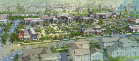 Rendering of The Village at Tustin Legacy (Graphic: Business Wire)
