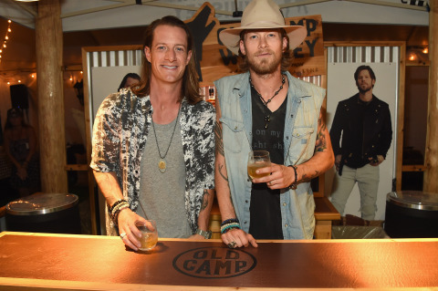 Florida Georgia Line launches their Old Camp Peach Pecan Whiskey on August 4, 2016 in Holmdel City. (Photo by Rick Diamond/Getty Images for Old Camp Peach Pecan Whiskey)