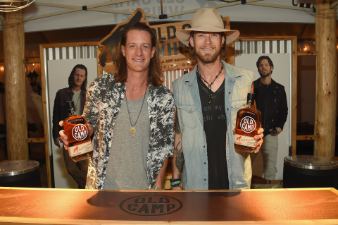 Florida Georgia Line launches their Old Camp Peach Pecan Whiskey on August 4, 2016 in Holmdel City. (Photo by Rick Diamond/Getty Images for Old Camp Peach Pecan Whiskey)