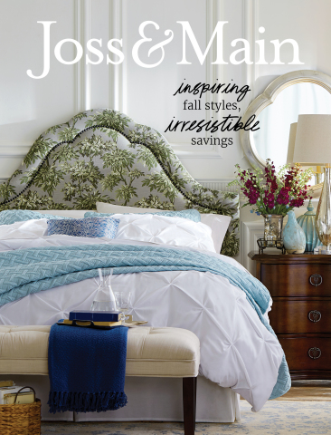 Joss & Main's 92-page fall catalog features highly stylistic, unique home items and entertaining and ... 