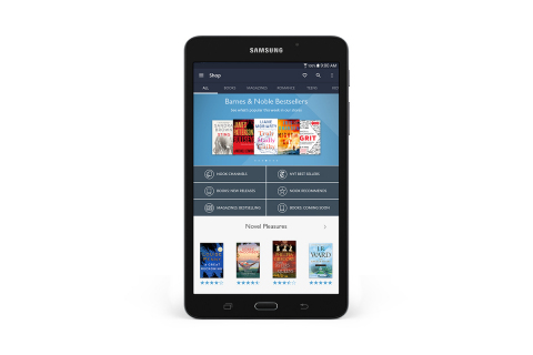 Barnes & Noble today introduced the Samsung Galaxy Tab A NOOK®, the newest addition to the NOOK by Samsung lineup and the next-generation reader's tablet. (Photo: Business Wire)