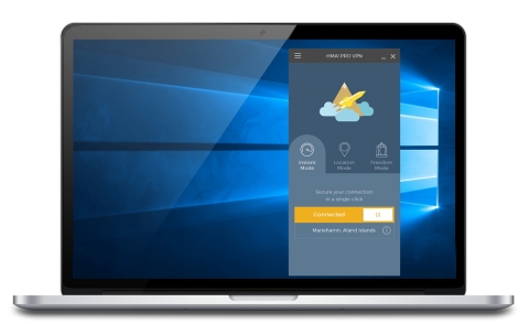 HMA! Makes Using a VPN Easy with New Interface, Custom Modes (Photo: Business Wire)