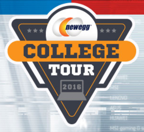 Newegg announces its 2016 College Tour (Graphic: Business Wire)