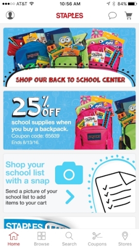 Use "Scan My List" for iOS for all of your back-to-school needs (Graphic: Business Wire).