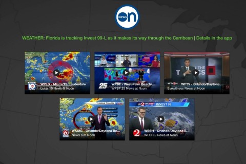Screenshot of NewsON multi-station alerts (Graphic: Business Wire)