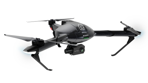 YI Erida is the first full carbon-fiber, tri-copter drone featuring 4K video. (Photo: Business Wire)