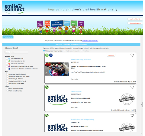 SmileConnect(SM) portal (Graphic: Business Wire)