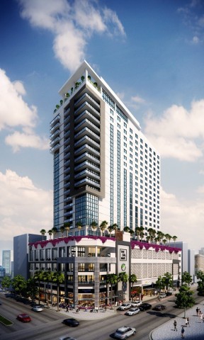 Rendering of The Dalmar and Element Hotel, Ft. Lauderdale (Graphic: Business Wire)
