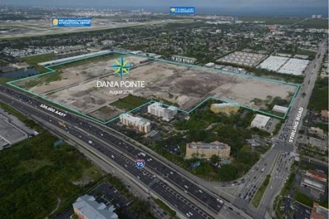 Dania Pointe Aerial View from I-95 (Business Wire)